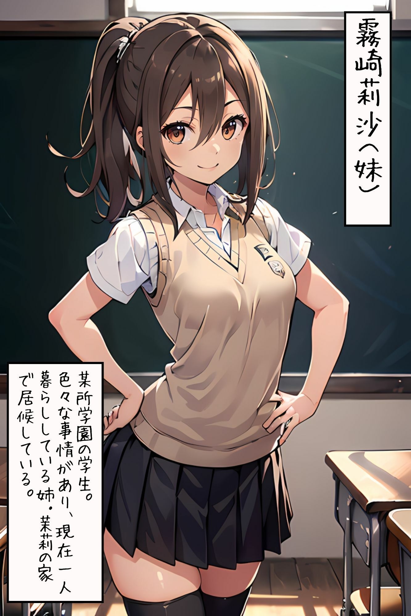 霧崎姉妹調教日誌〜霧崎莉沙 1〜 サンプル3ページ目
