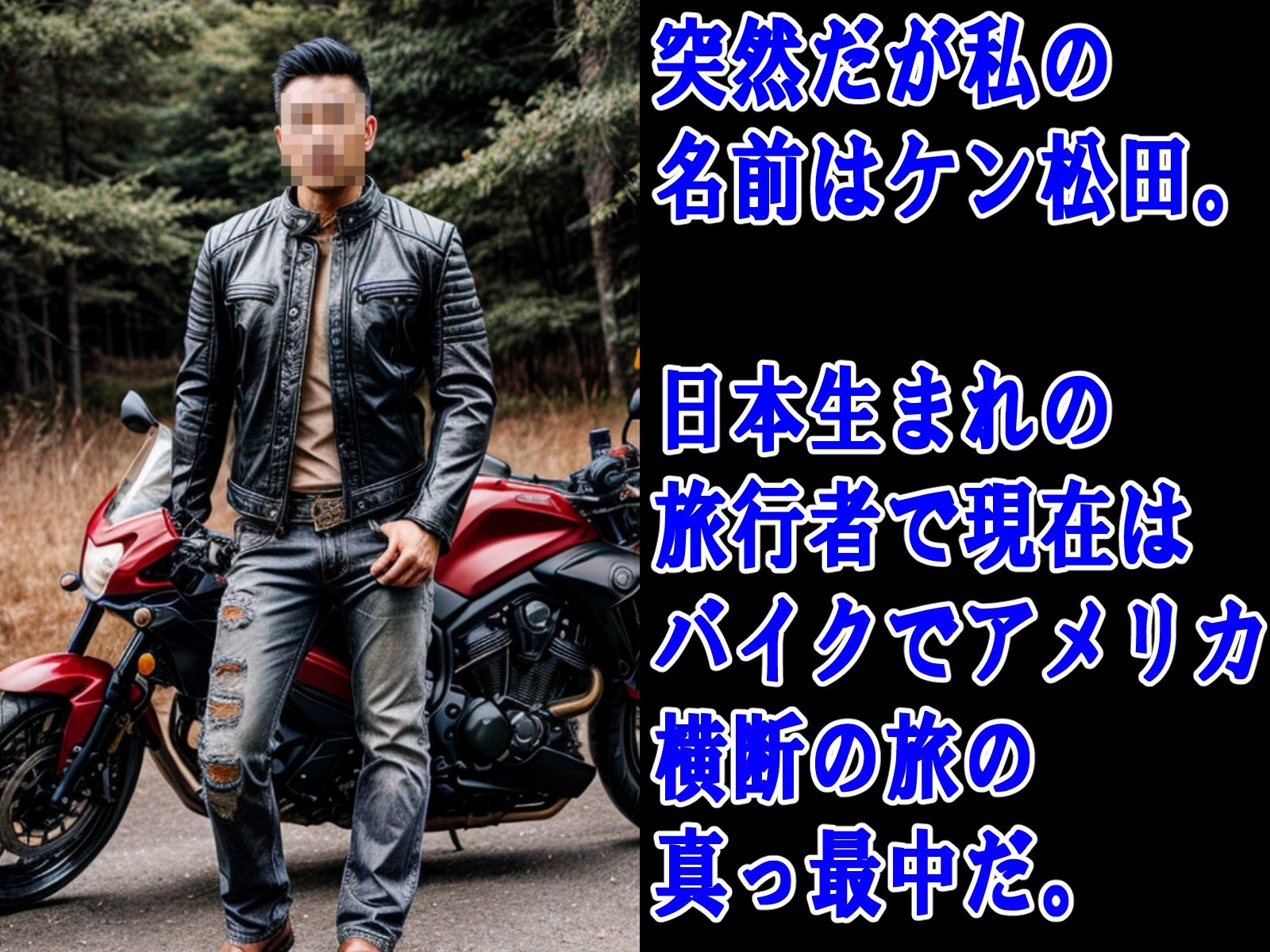 ケン松田のアメリカ催●種付け横断記 サンプル1ページ目