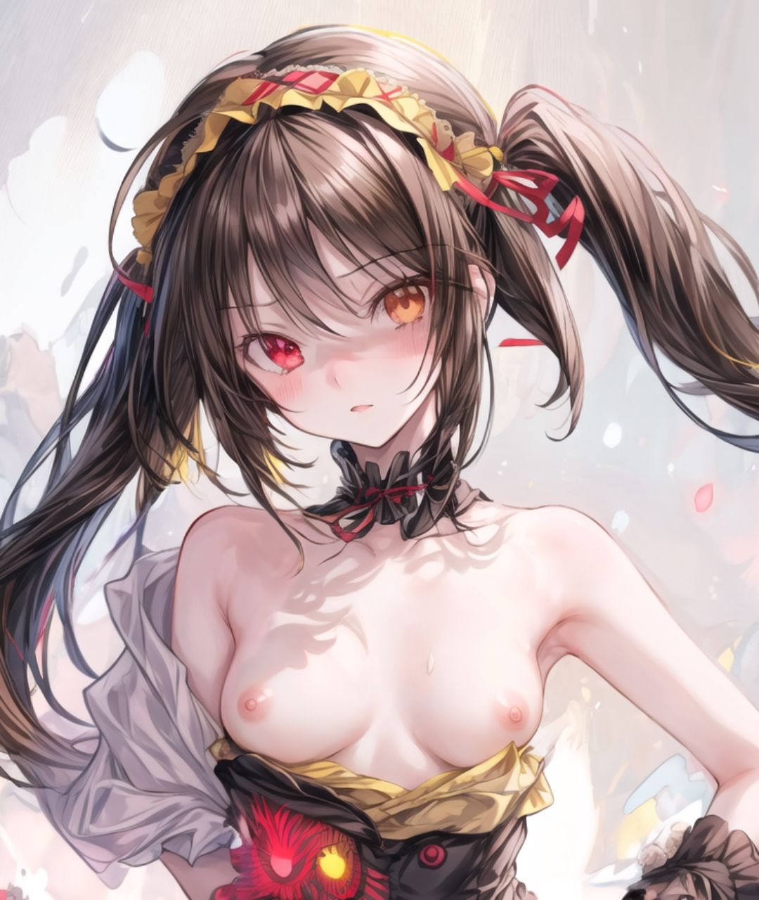 美少女たちのひととき・時〇狂三（デート・ア・ライブ） サンプル4ページ目