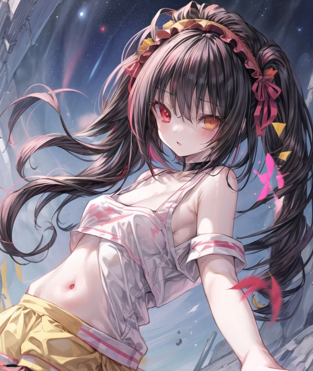 美少女たちのひととき・時〇狂三（デート・ア・ライブ） サンプル9ページ目