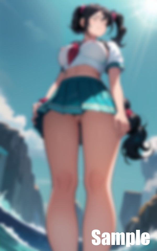 尿意を我慢する女学生 サンプル1ページ目