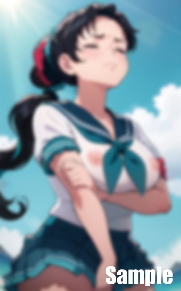 尿意を我慢する女学生 サンプル2ページ目