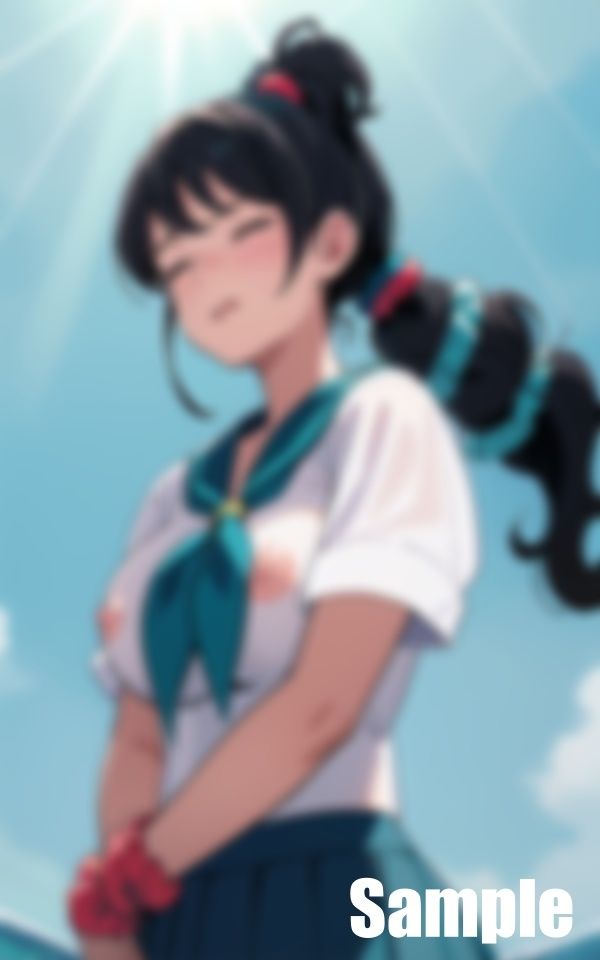 尿意を我慢する女学生 サンプル3ページ目