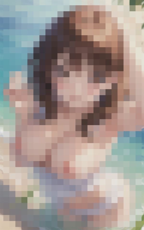 夏の海の超乳美女 サンプル3ページ目