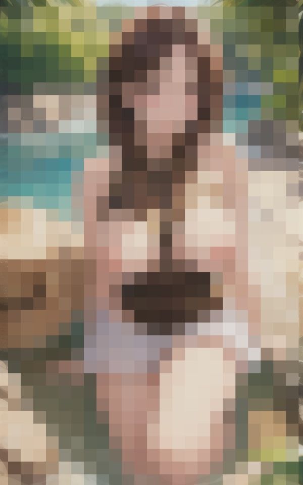 夏の海の超乳美女 サンプル4ページ目