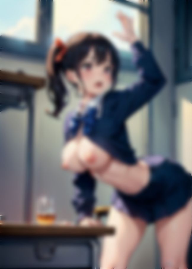 エッチ大好き学級委員長は学校で変態行為 サンプル2ページ目