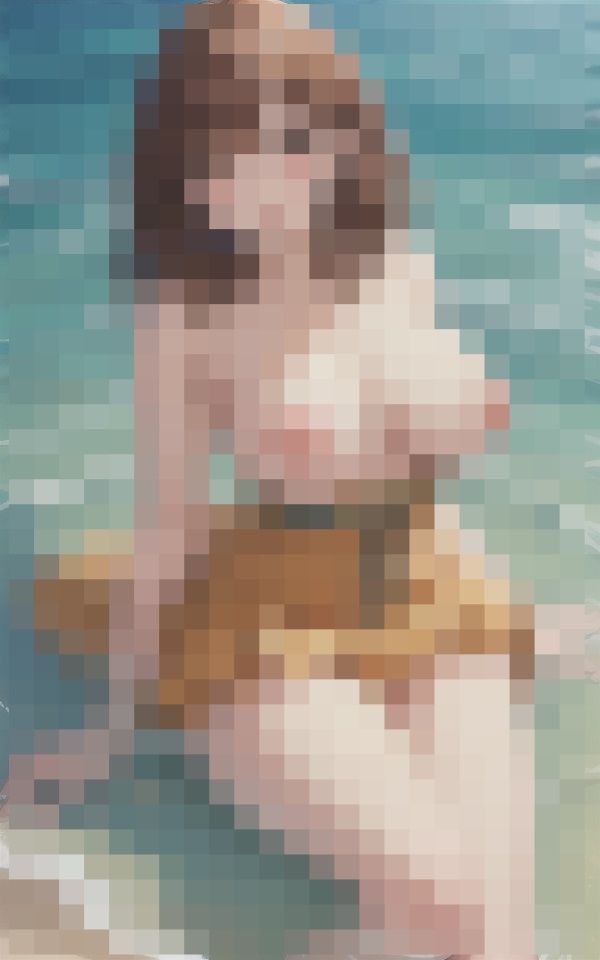 灼熱の海で…破廉恥露出〜エロすぎ水着美女 サンプル3ページ目
