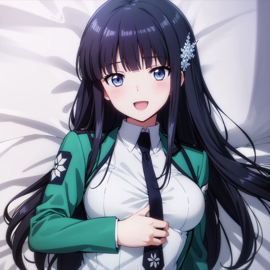 魔法科○校の◯等生 司波◯雪 制服・水着タイツCG集 サンプル1ページ目