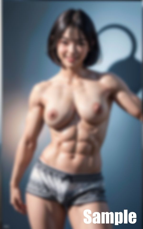 バキバキ腹筋の女たち サンプル3ページ目