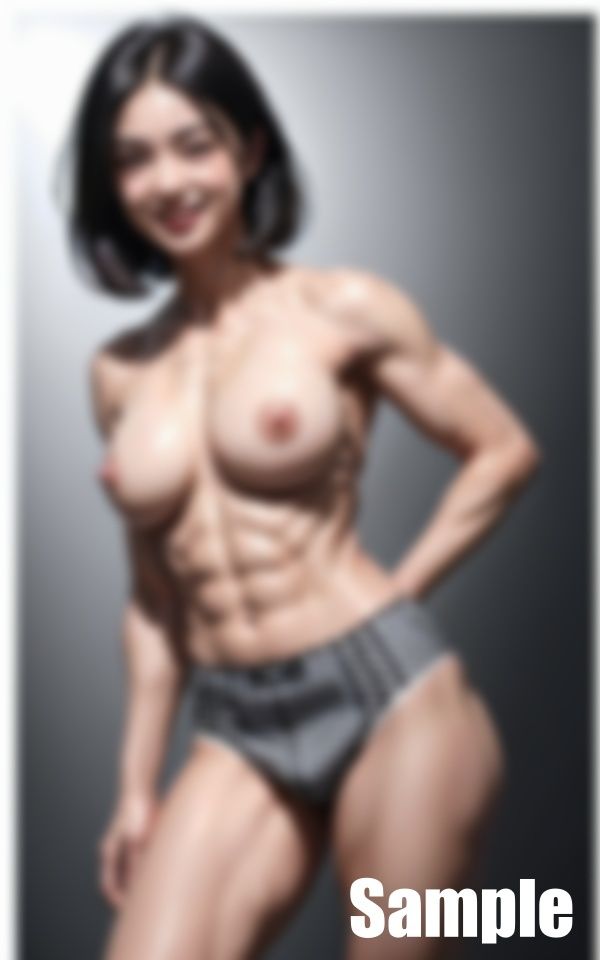 バキバキ腹筋の女たち サンプル5ページ目