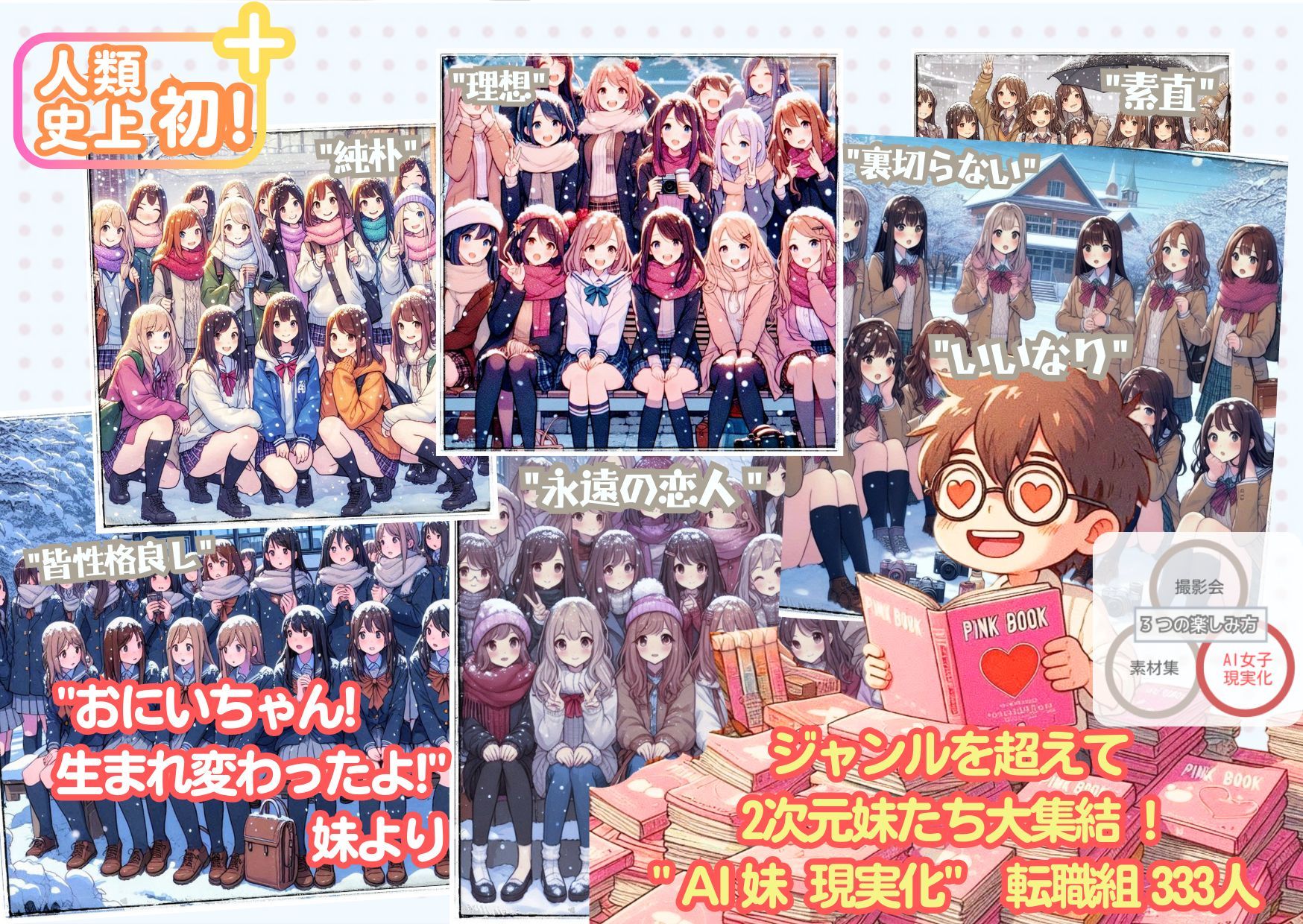 人類史上初！前代未聞の333人！妹シリーズdebut-お兄ちゃんのためだからね！ 妹より- 第1弾s2「クラスで1番の女の子の裸だけが拝める」Xデー到来！！ サンプル3ページ目