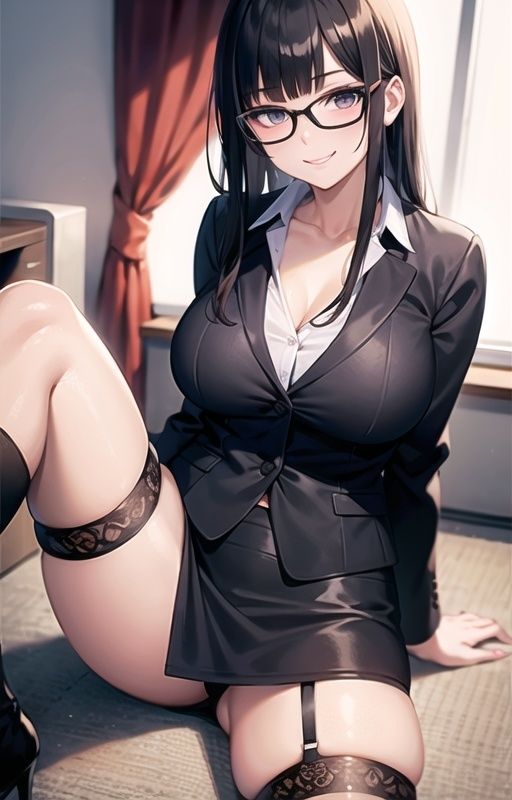 ミニスカ女上司のヌルヌルおまんこを突いてイカせまくる サンプル7ページ目