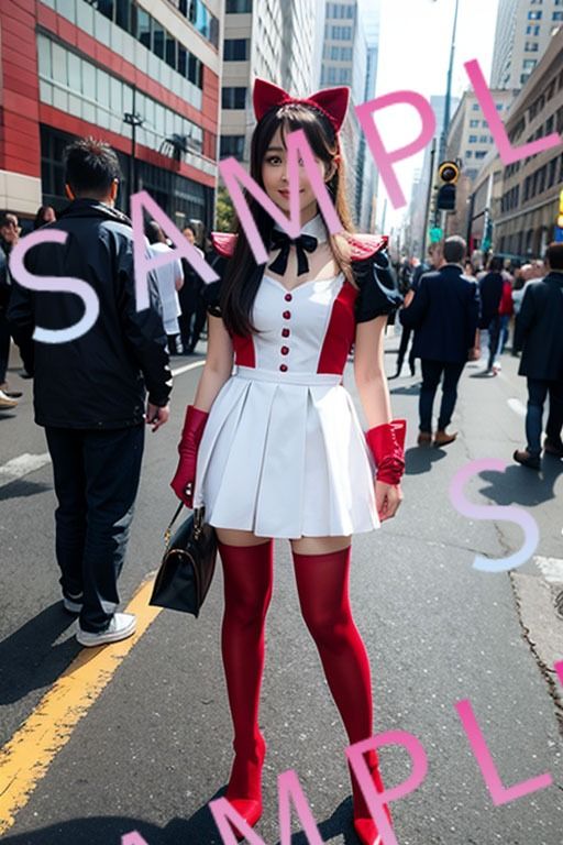 【AI美女プロンプト100選】コピーOK！AI制服図鑑 働く女性の華やか制服コレクション サンプル5ページ目