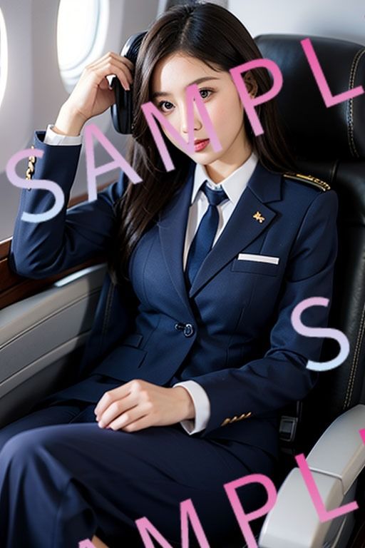 【AI美女プロンプト100選】コピーOK！AI制服図鑑 働く女性の華やか制服コレクション サンプル7ページ目