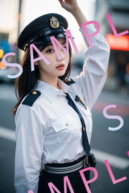 【AI美女プロンプト100選】コピーOK！AI制服図鑑 働く女性の華やか制服コレクション サンプル9ページ目