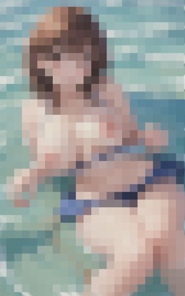 巨乳彼女 二人きりの浜辺で… サンプル6ページ目