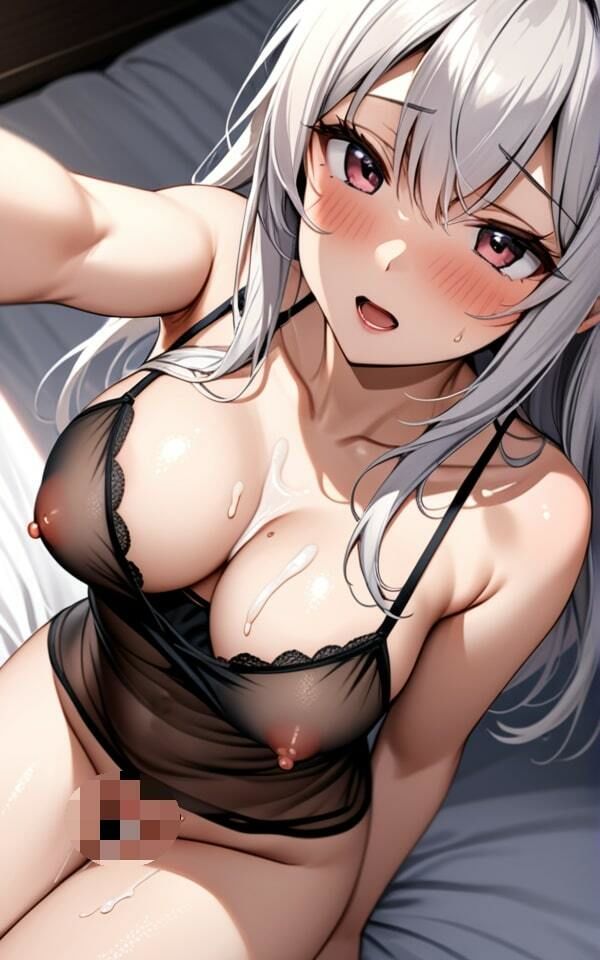 巨乳美女のスケスケ下着の誘惑 下着の上から触っていいよ！ サンプル3ページ目