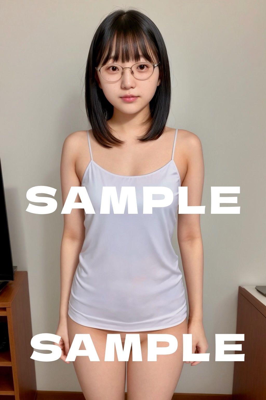 AI眼鏡女子 セクシー画像コレクション サンプル4ページ目