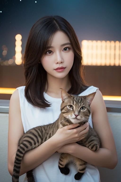ネコと美:猫と過ごす美女たちの優雅な瞬間 サンプル2ページ目