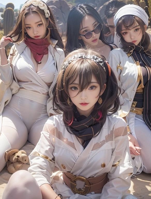 砂の女神:砂漠に佇む麗しき美女たち サンプル4ページ目