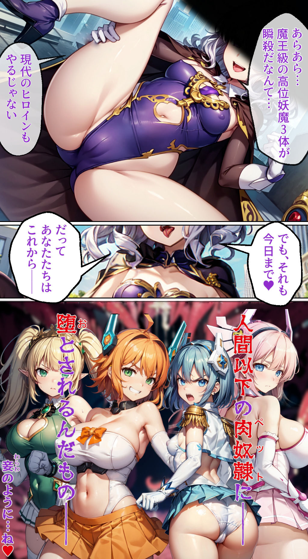 特捜戦姫エクスギア 〜変身ヒロイン公開調教！クズ市民の逆襲！〜 サンプル3ページ目