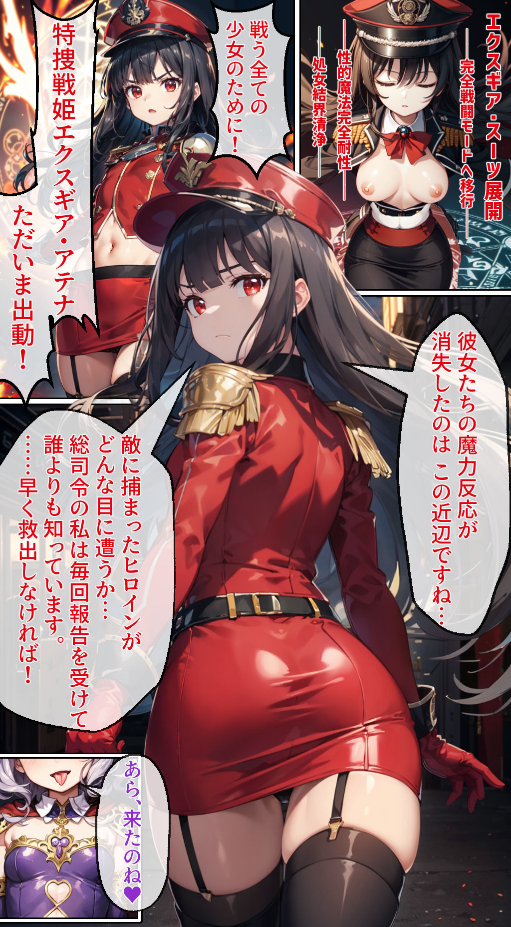 特捜戦姫エクスギア 〜変身ヒロイン公開調教！クズ市民の逆襲！〜 サンプル8ページ目