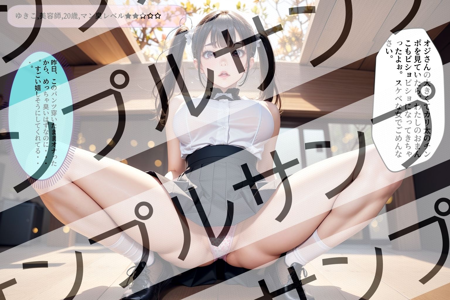 可愛い女性の●日目のパンティから香るエロ臭 ［vol.3］ - Erotic smell from cute woman’s day-old panties ［vol.3］ - サンプル2ページ目