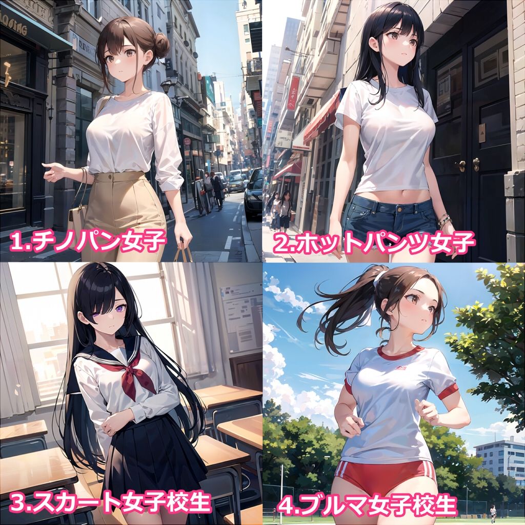 おちんちんが付いていないのを確かめられる女の子たち サンプル6ページ目