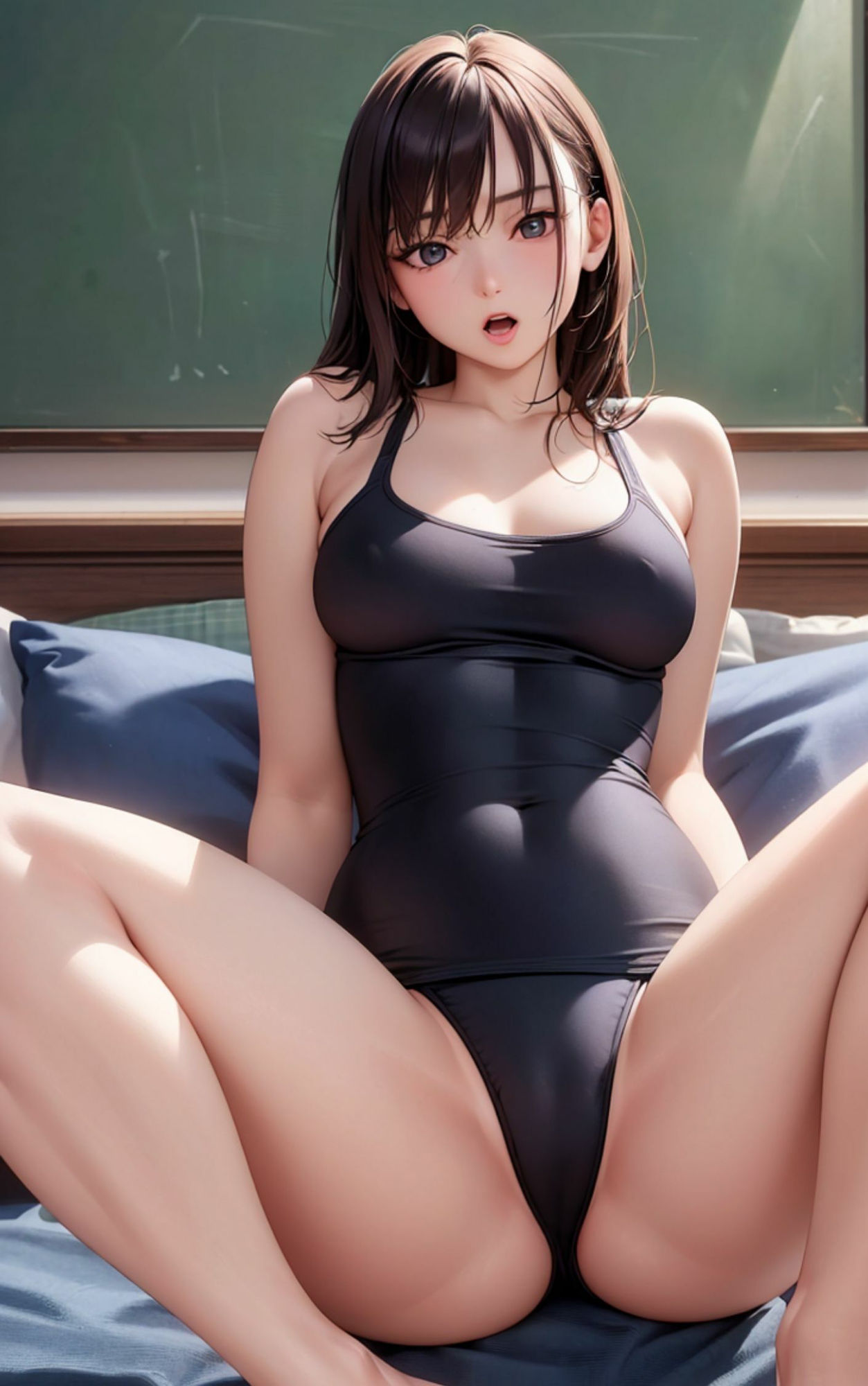 スクみず 身嗜み検査というテイの下心 サンプル2ページ目