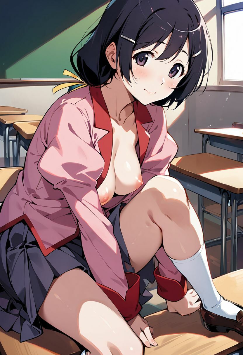直江津○校 羽川翼 サンプル2ページ目