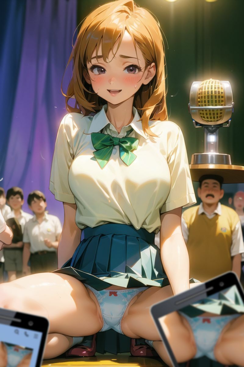 カラオケで夢中になりすぎてパンツ見えちゃってる女子〇生 サンプル4ページ目