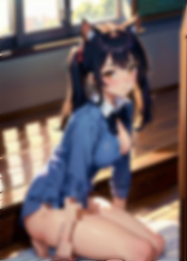 むらむら獣耳女子！同じクラスの女子は獣耳が生えている！ サンプル9ページ目