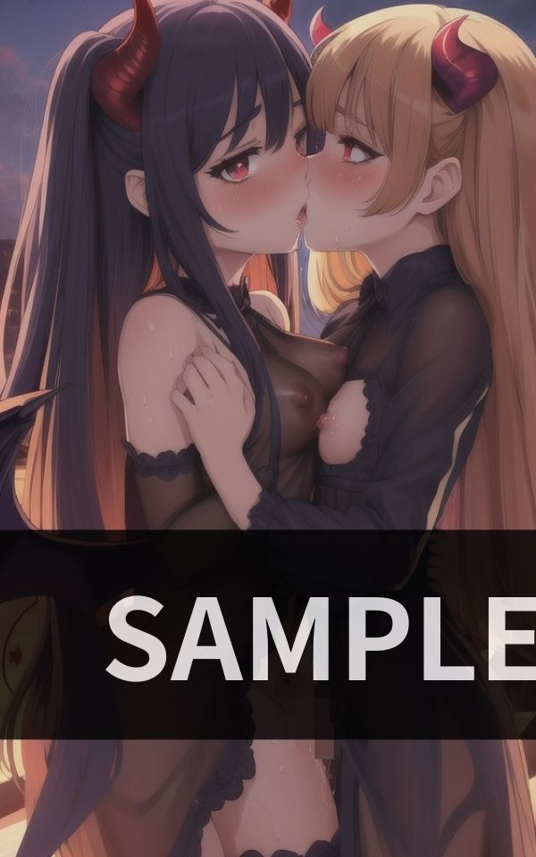 サキュバスとサキュバス 出会ってしまったら サンプル2ページ目