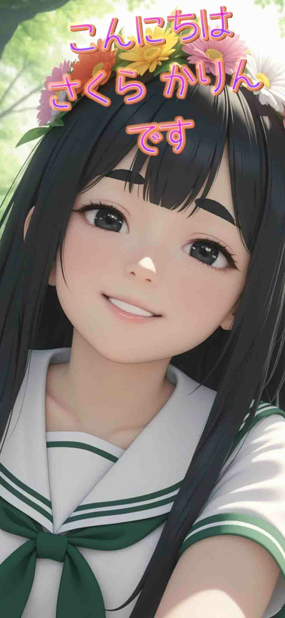 放尿記 水辺のセーラー 咲良花梨 サンプル1ページ目