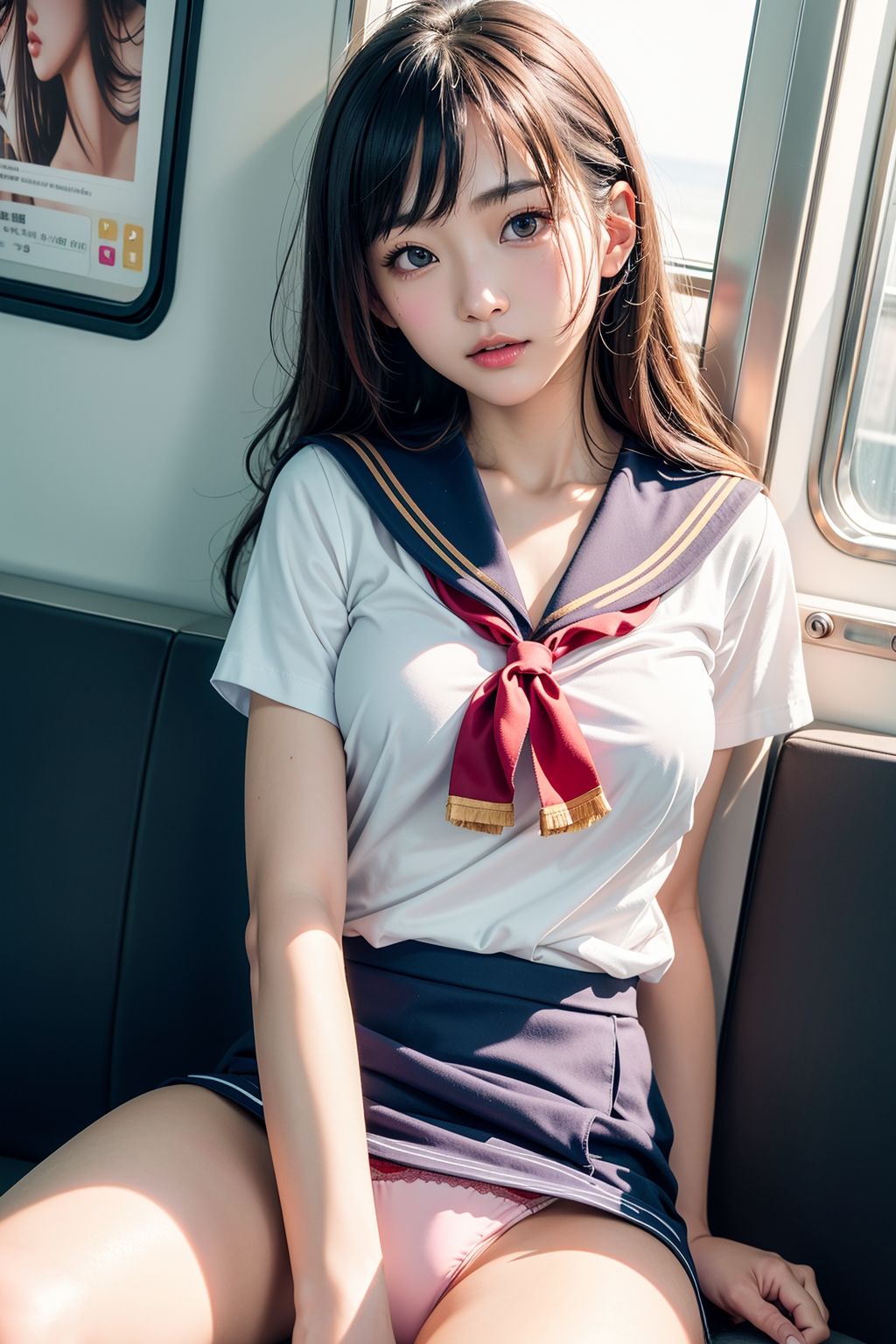 キュートなパンチラ電車3 サンプル4ページ目
