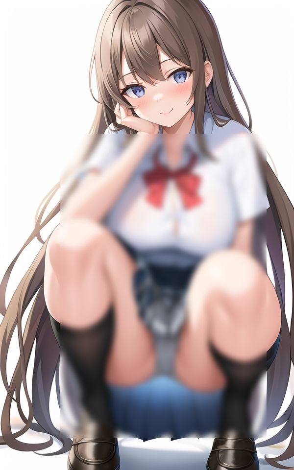 巨乳美女とM字パンチラ 〜丸見えだね〜 サンプル3ページ目