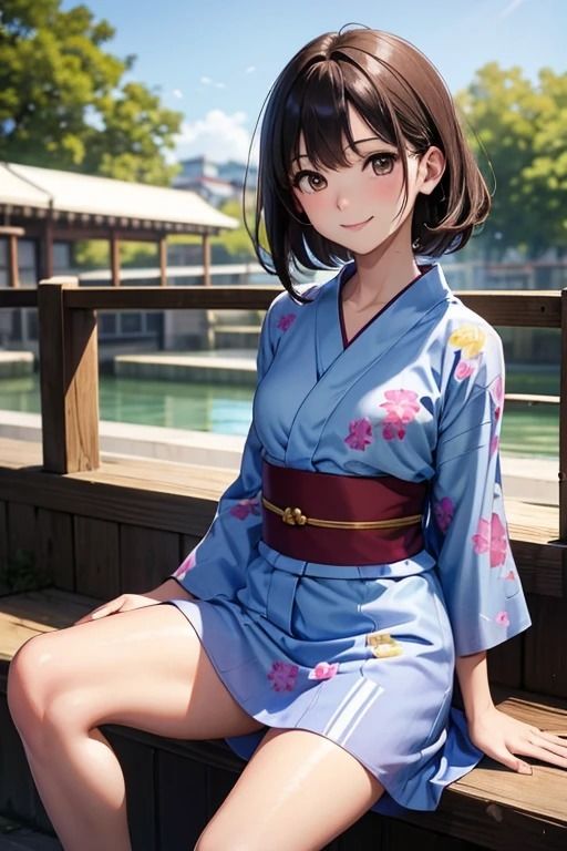 和の詩情:美しき和服女性のイラスト集 サンプル1ページ目