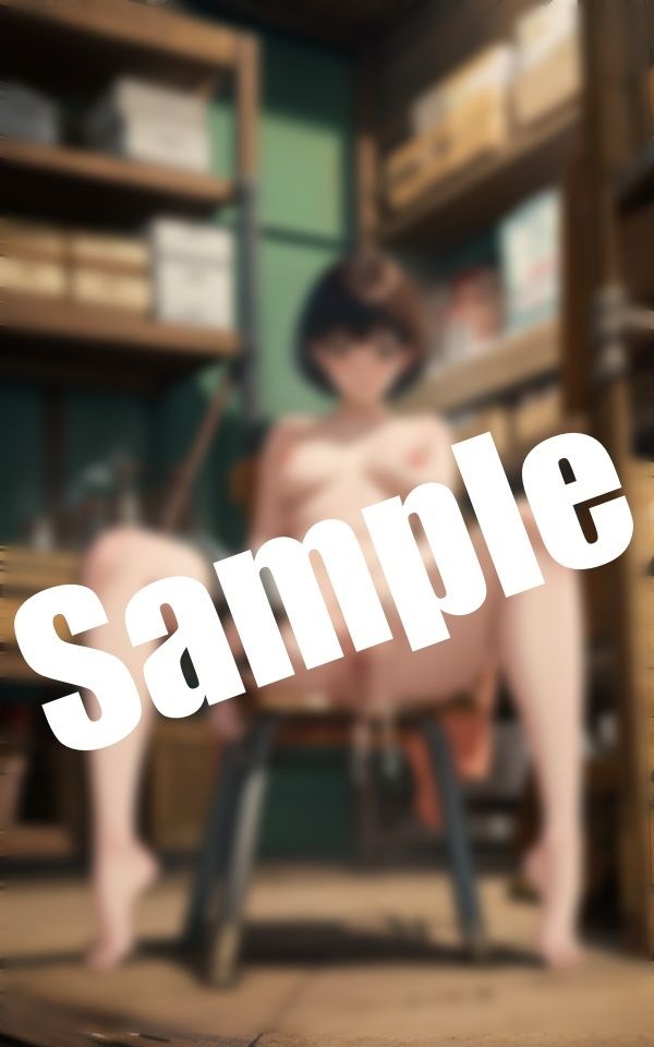 美女のオナニー目撃〜職場の倉庫で美女が全裸でオナニー サンプル3ページ目