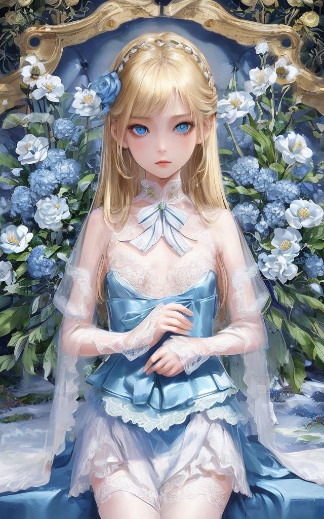 Transparent flower ＆ dress サンプル3ページ目