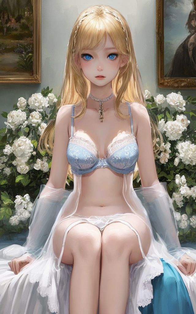 Transparent flower ＆ dress サンプル8ページ目