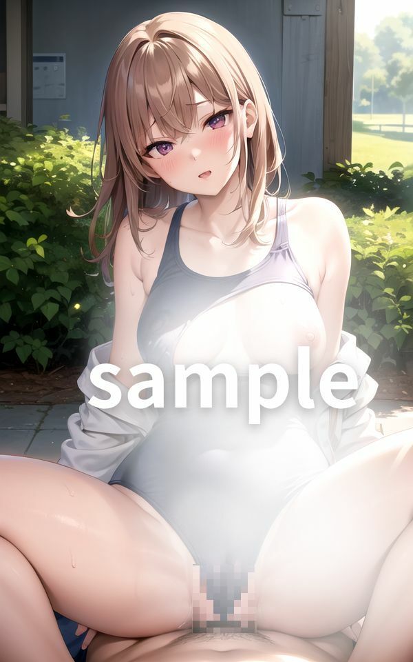 スク水のままえっちなことしちゃお4 サンプル2ページ目