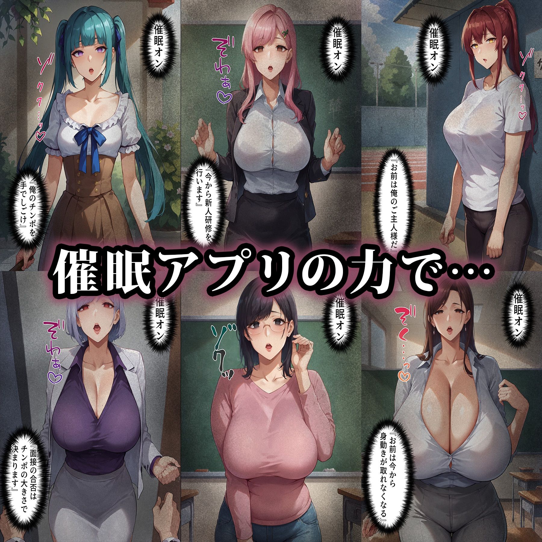 催●おじさんに支配された女達〜女教師編 サンプル2ページ目