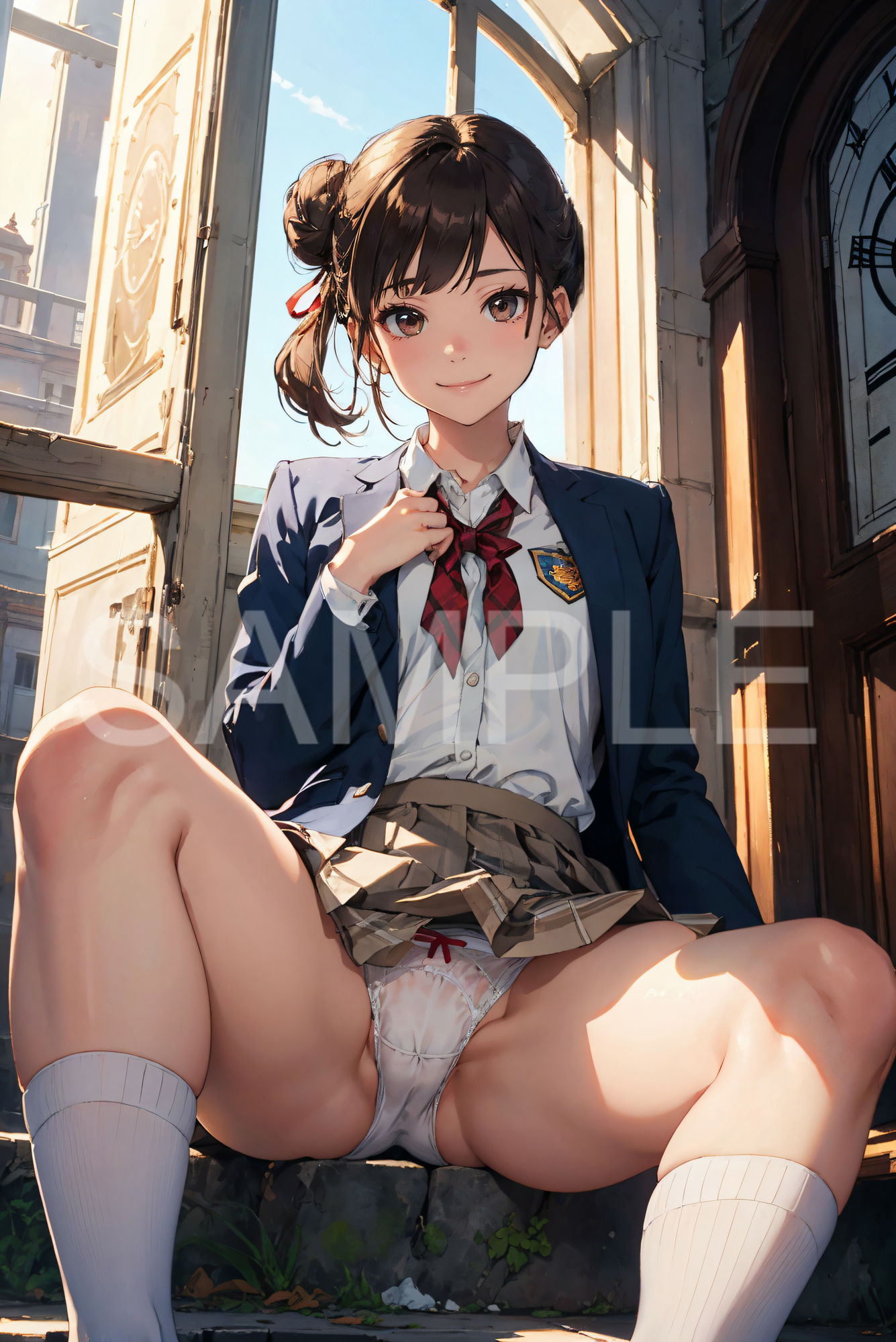 制服女子パンティー図鑑 その2 サンプル5ページ目