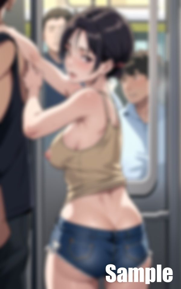 美熟女が部屋着で電車に サンプル2ページ目