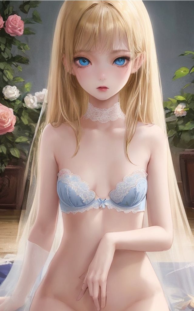Transparent lingerie and flower サンプル6ページ目