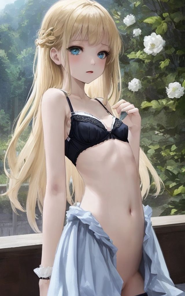 Transparent lingerie and flower サンプル8ページ目