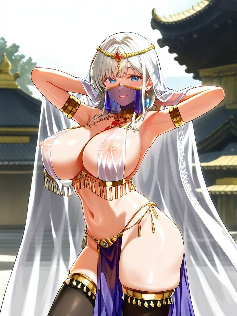 白黒ハレム衣装CG集 サンプル9ページ目