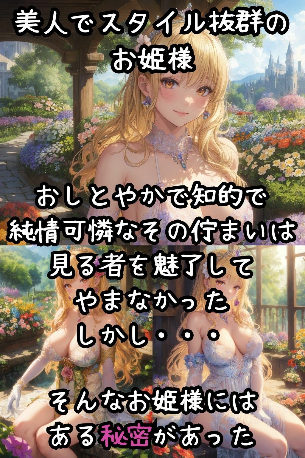 お姫様の秘め事 サンプル2ページ目