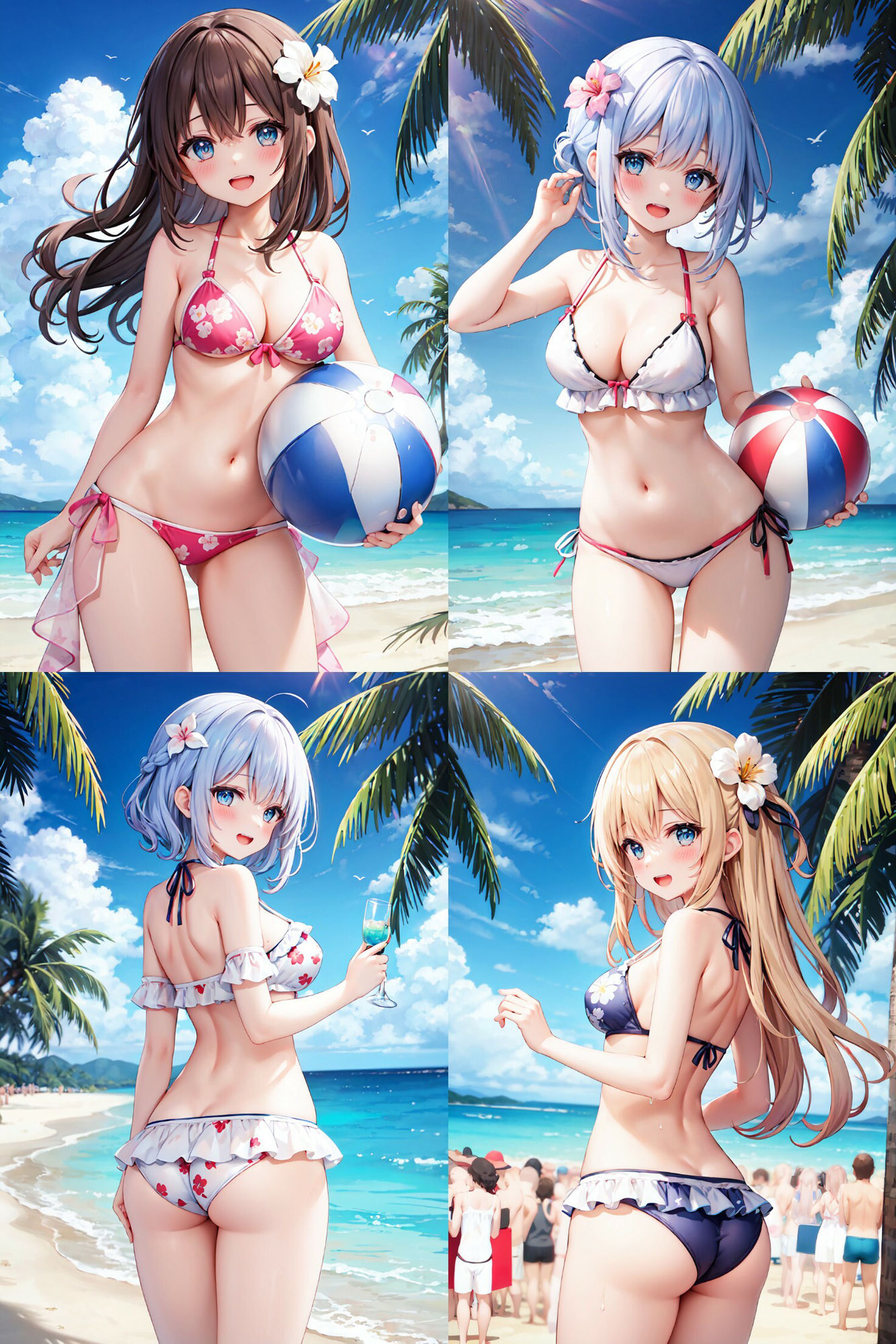 浜辺の誘惑 サンプル1ページ目