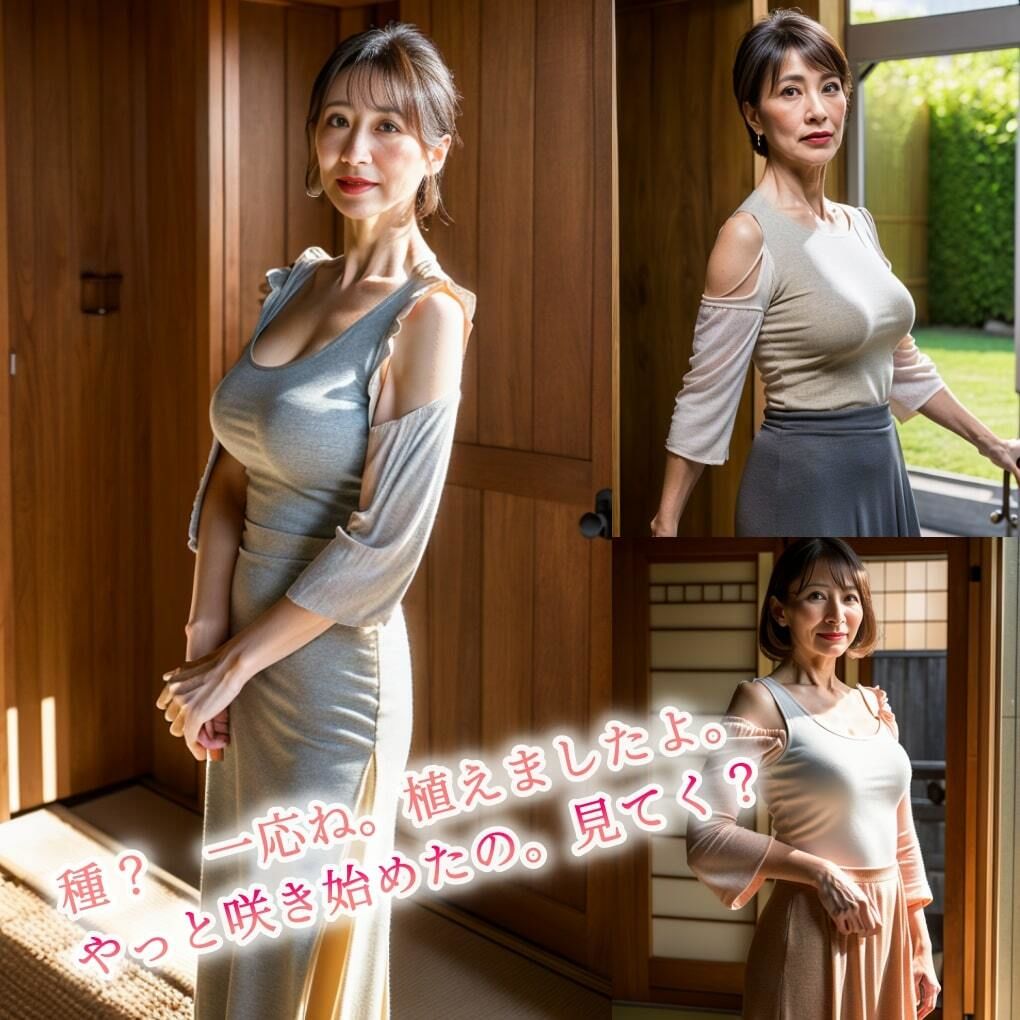 【着衣熟女】義母のガーデン〜剛毛陰毛とノースリーブ〜【148枚】 サンプル2ページ目